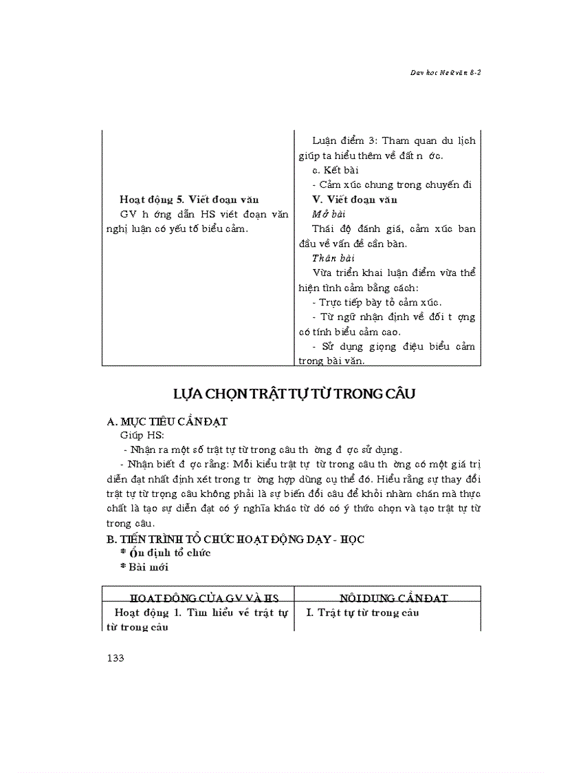 image for page Dạy học ngữ văn 8 2