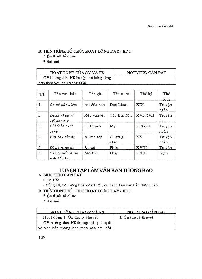 image for page Dạy học ngữ văn 8 2