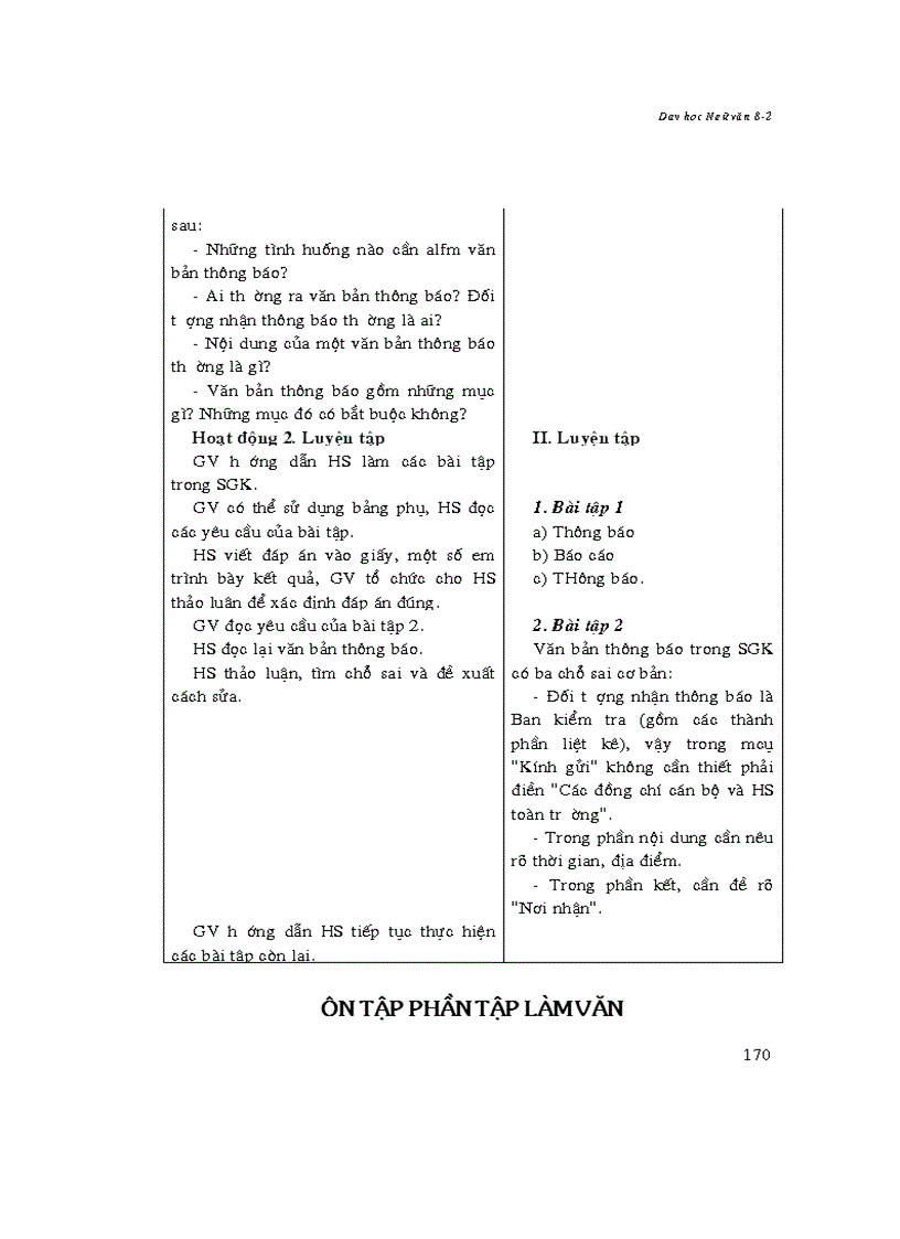 image for page Dạy học ngữ văn 8 2