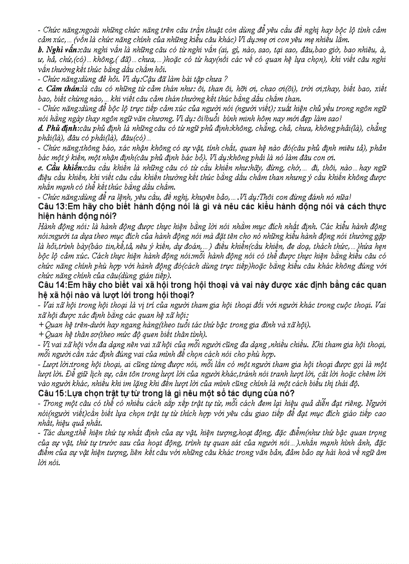 image for page Đề cương ngữ văn 8 2010 2011