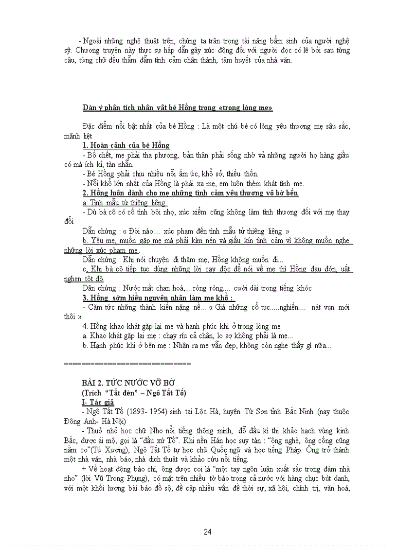 image for page Đề cương ôn tập NV 8 HAY