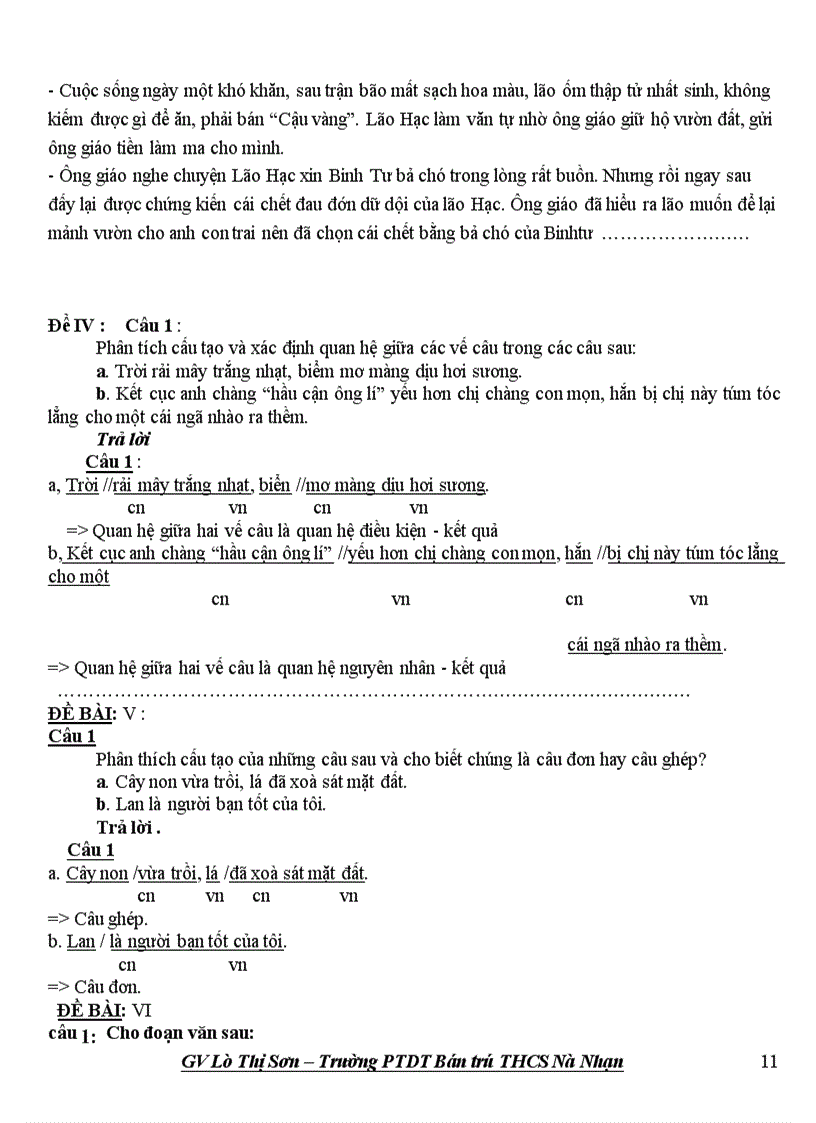 image for page Đề cương van 8 kỳ 1