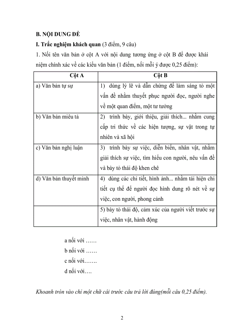 image for page Đề HKII Ngữ Văn 8 1