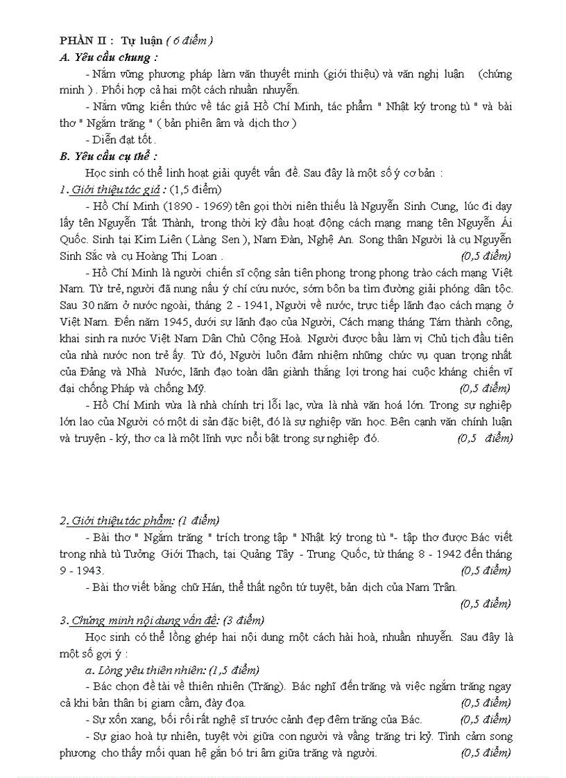 image for page Đề kiểm tra văn 8 học kì