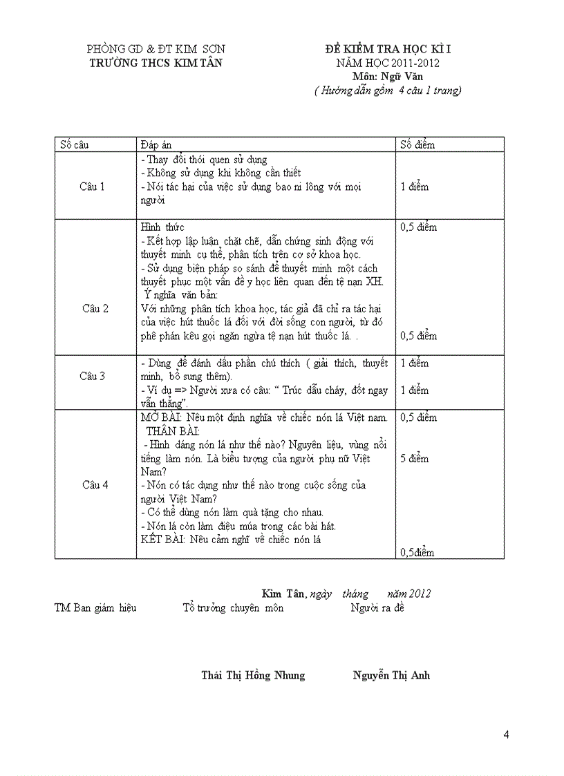 image for page Đề KTHKI Văn 8