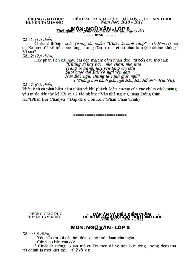 image for page De thi va dap an HSG van 8