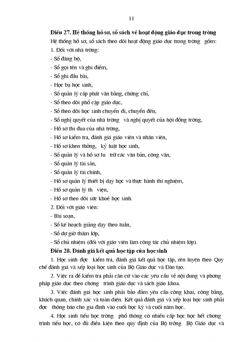 image for page Điều lệ trường THCS