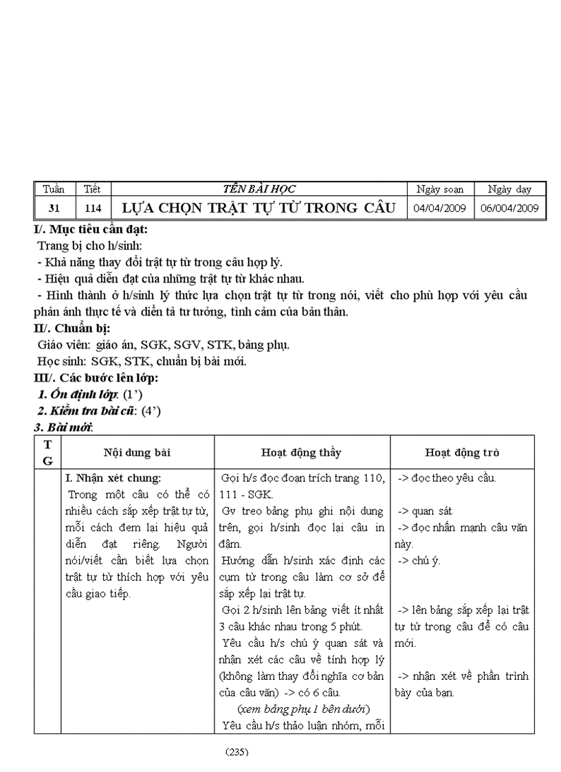 image for page GA Ngữ văn 8 4 cột