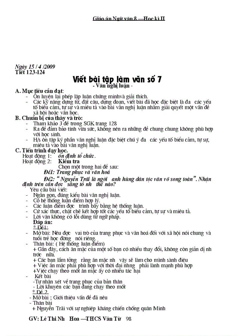 image for page Ga ngữ văn 8 hk ii mới