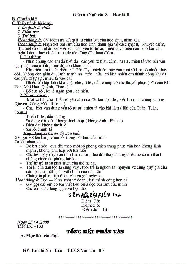 image for page Ga ngữ văn 8 hk ii mới