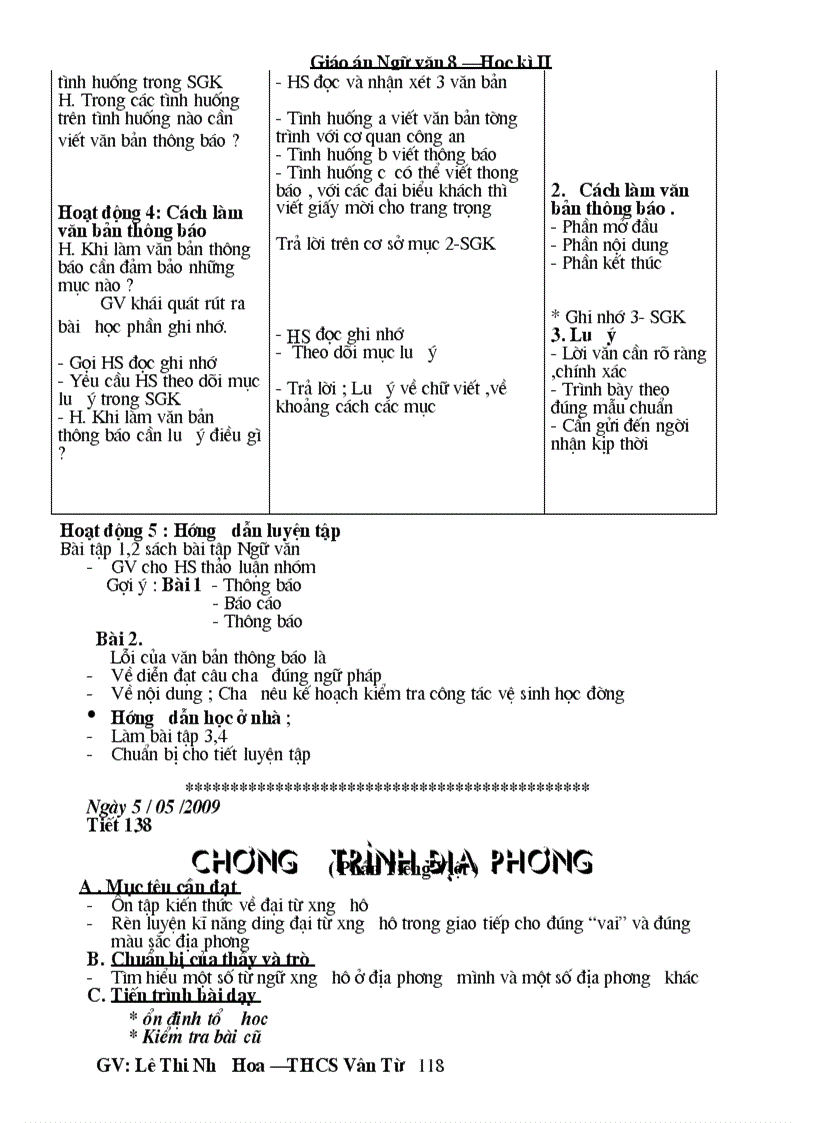 image for page Ga ngữ văn 8 hk ii mới