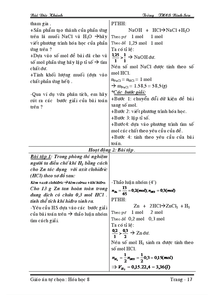 image for page GA tu chon Hoa 8