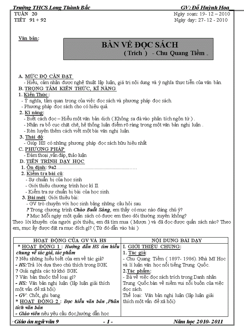 image for page GA Van 9 HKII 2010 2011 chuẩn doc