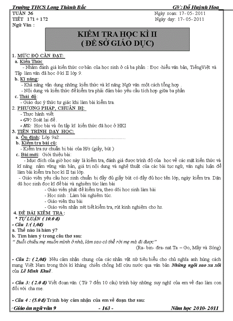 image for page GA Van 9 HKII 2010 2011 chuẩn doc