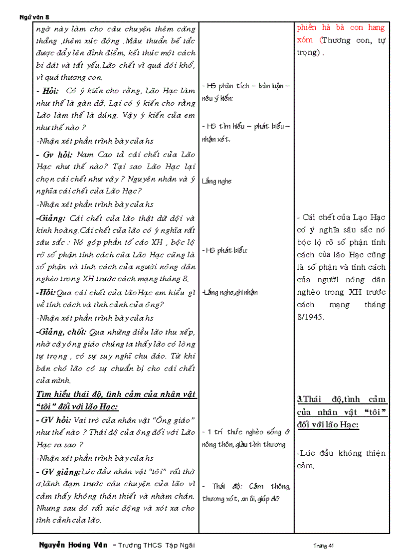 image for page Giáo án 8 10 tuần đầu theo chuẩn kiến thức