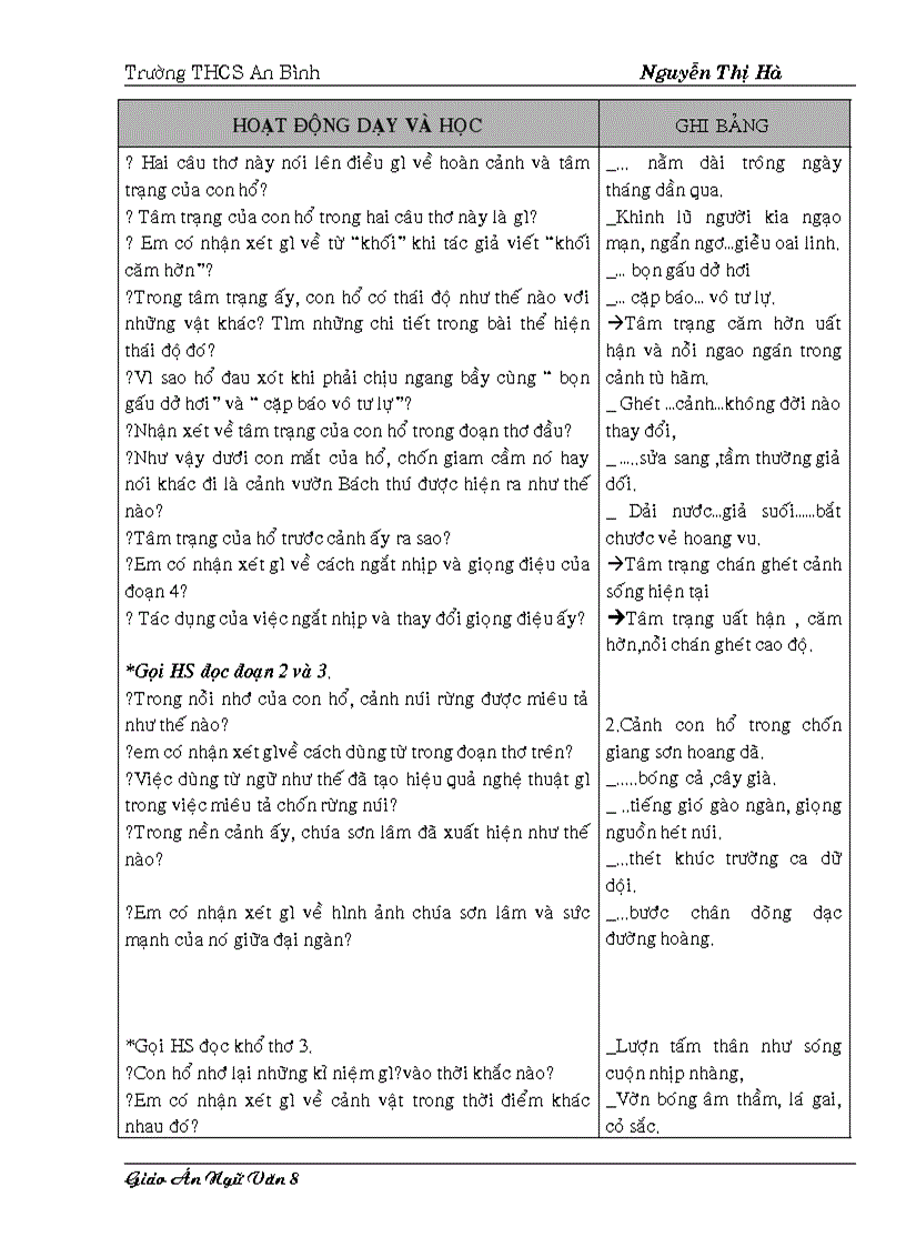 image for page Giao an 8 HKII chuan