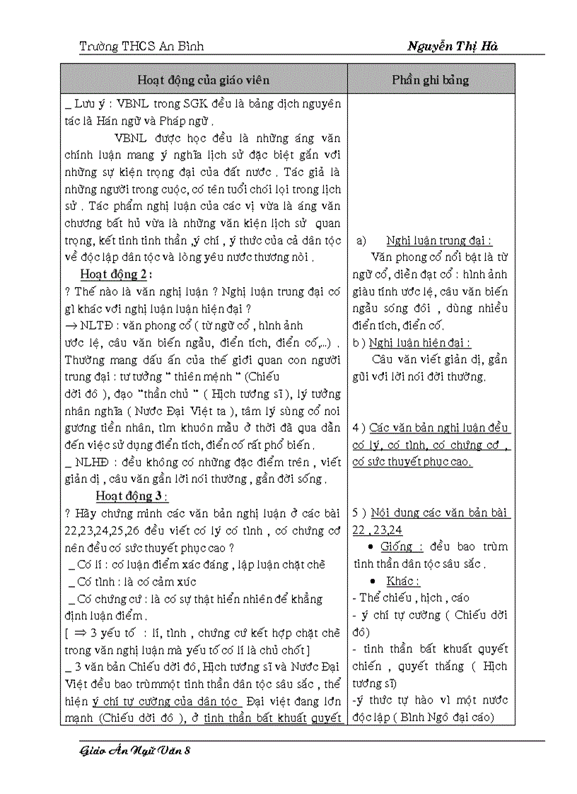 image for page Giao an 8 HKII chuan