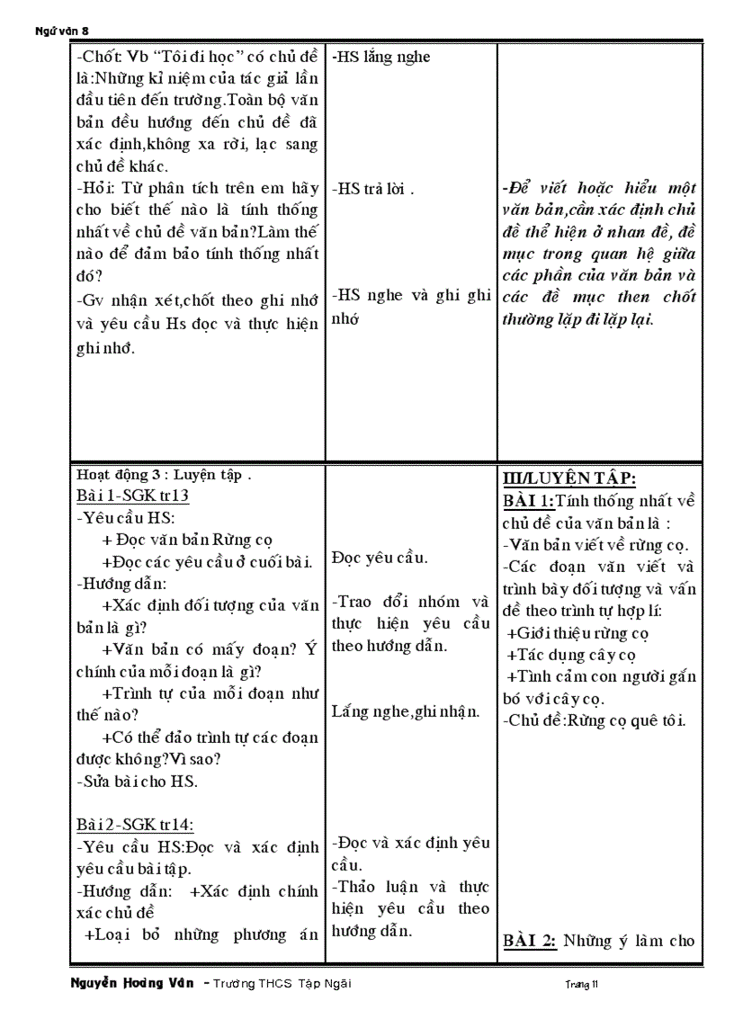 image for page Giáo án 8 từ tuần 1 đến tuần 8 theo chuẩn