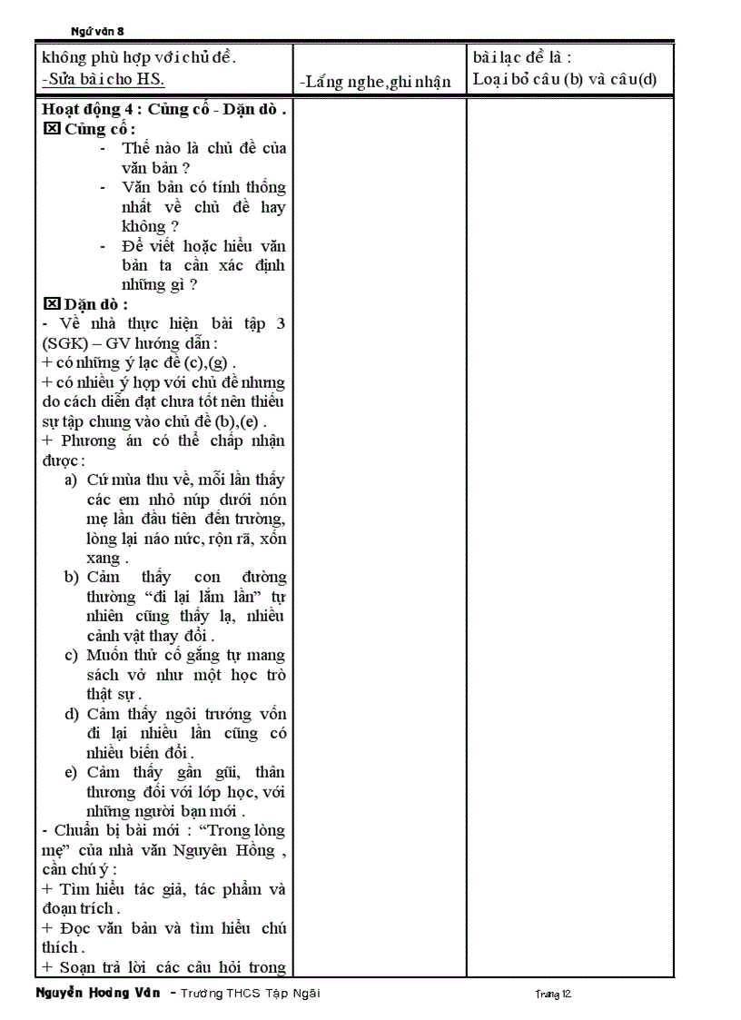 image for page Giáo án 8 từ tuần 1 đến tuần 8 theo chuẩn