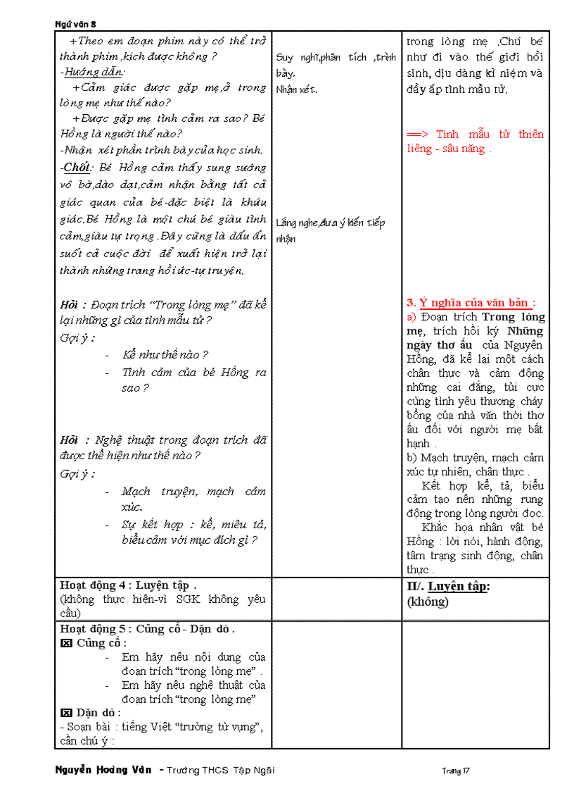 image for page Giáo án 8 từ tuần 1 đến tuần 8 theo chuẩn