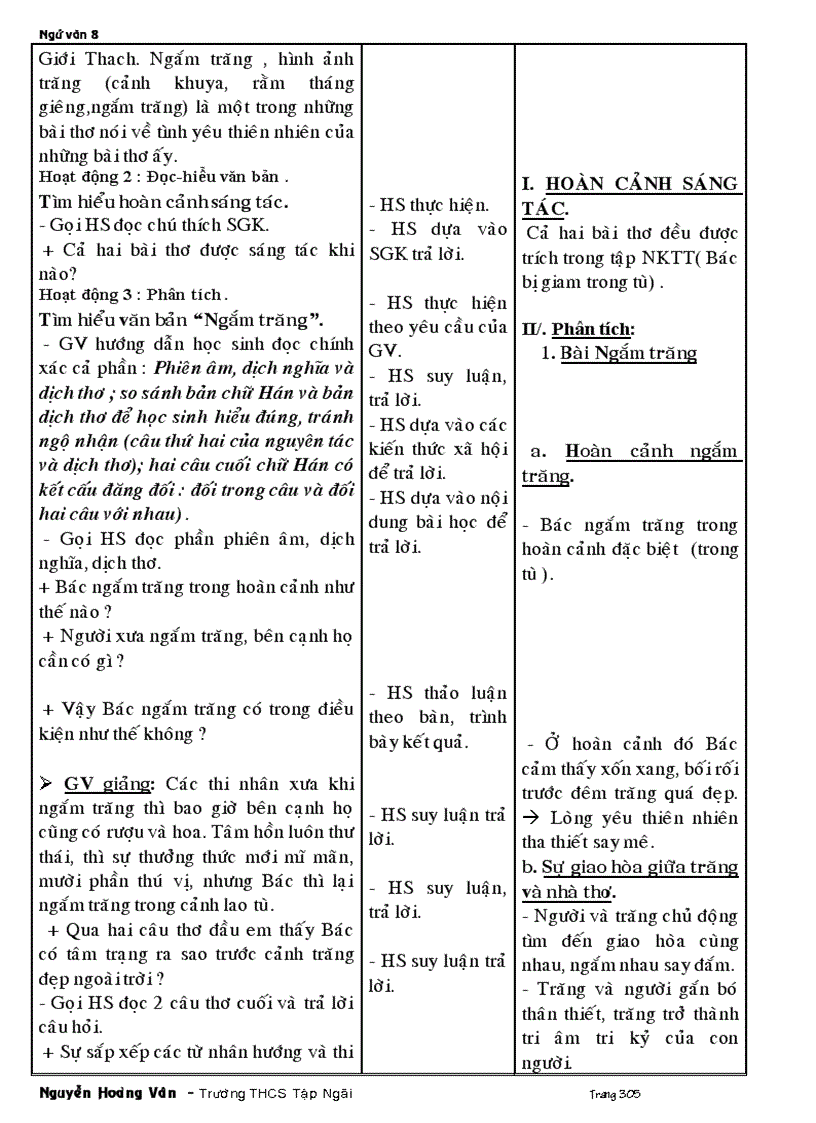 image for page Giáo án 8 tuần 11 đến 24 theo chuẩn mới nhất