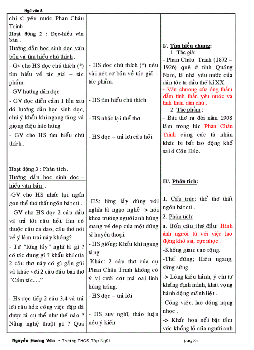 image for page Giáo án 8 tuần 11 24 năm học 2011 2012