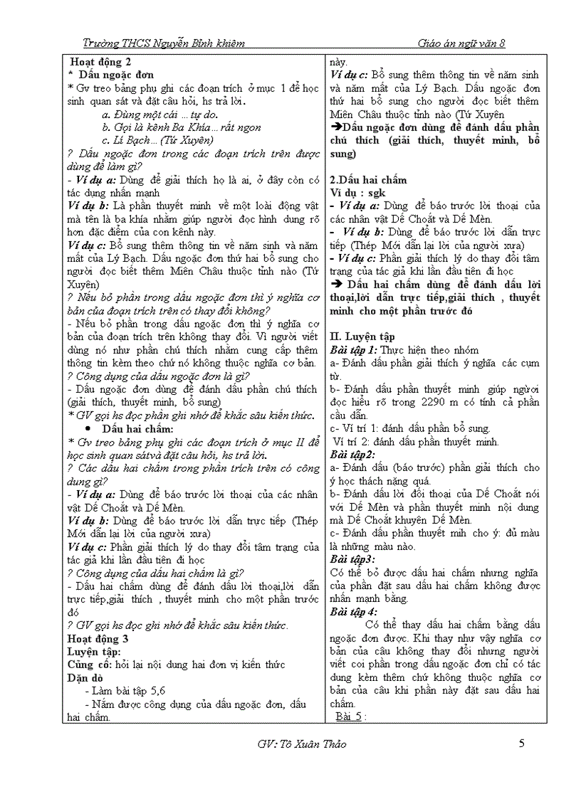 image for page Giáo án 8 tuần 13 không cần sửa