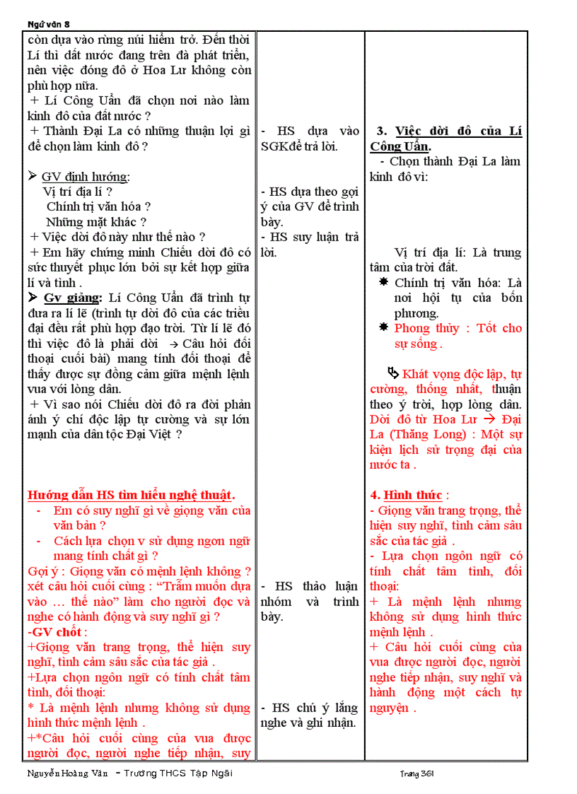 Giáo án 8 tuần 25 37 năm học 2011 2012