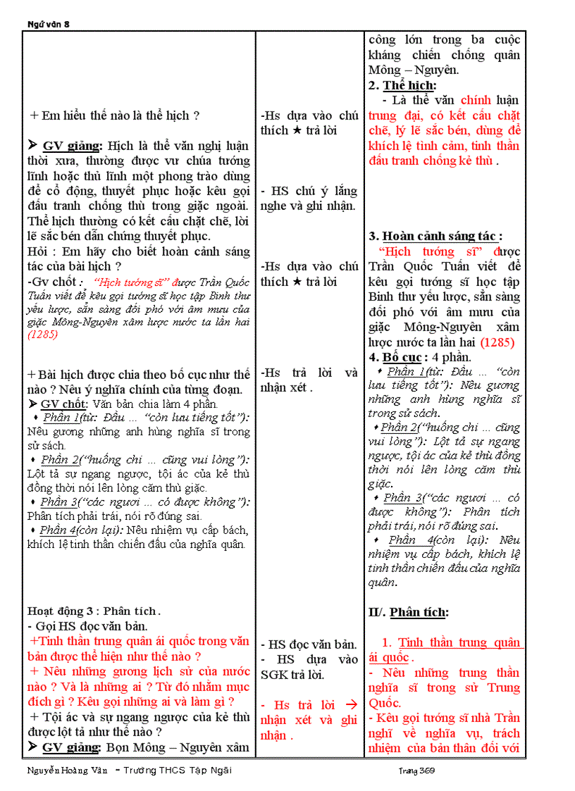 image for page Giáo án 8 tuần 25 37 năm học 2011 2012