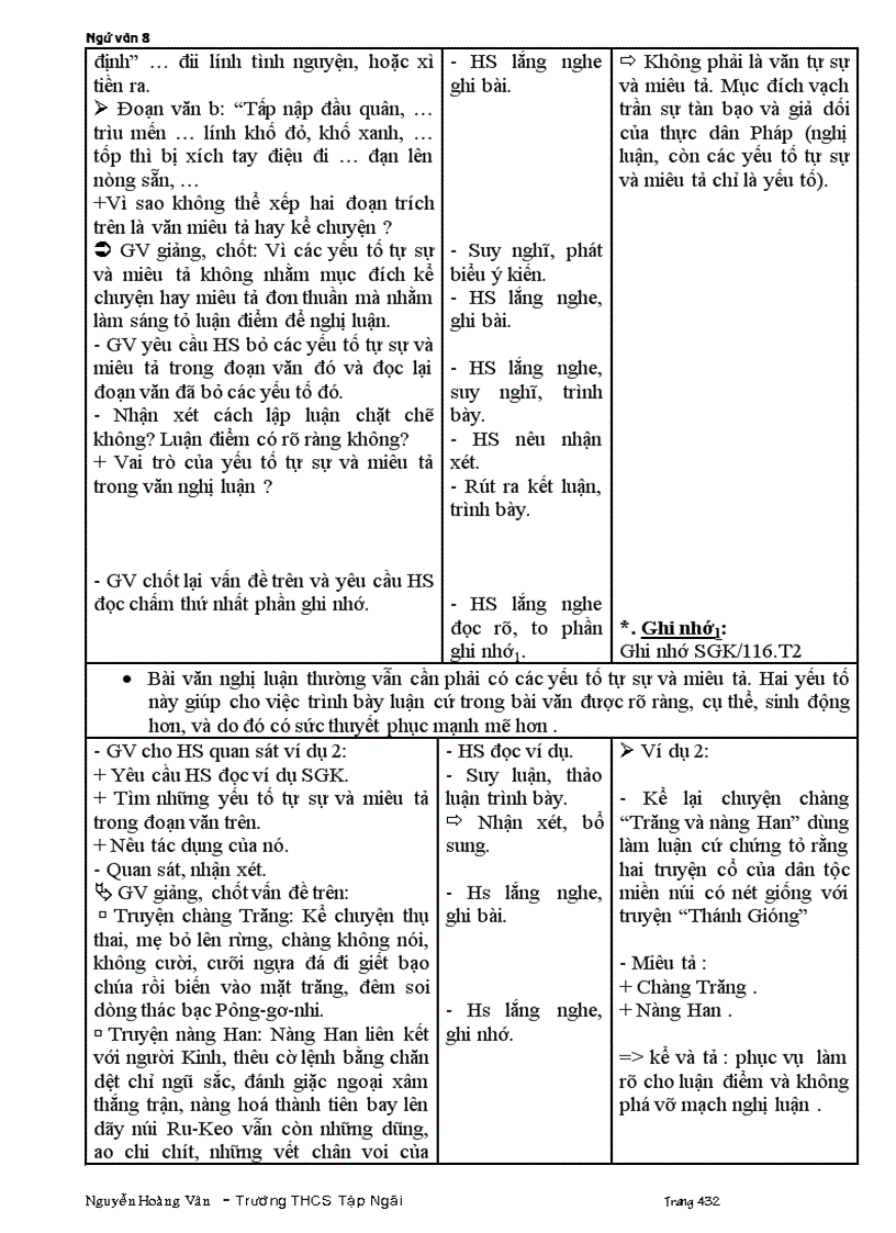 image for page Giáo án 8 tuần 25 37 năm học 2011 2012