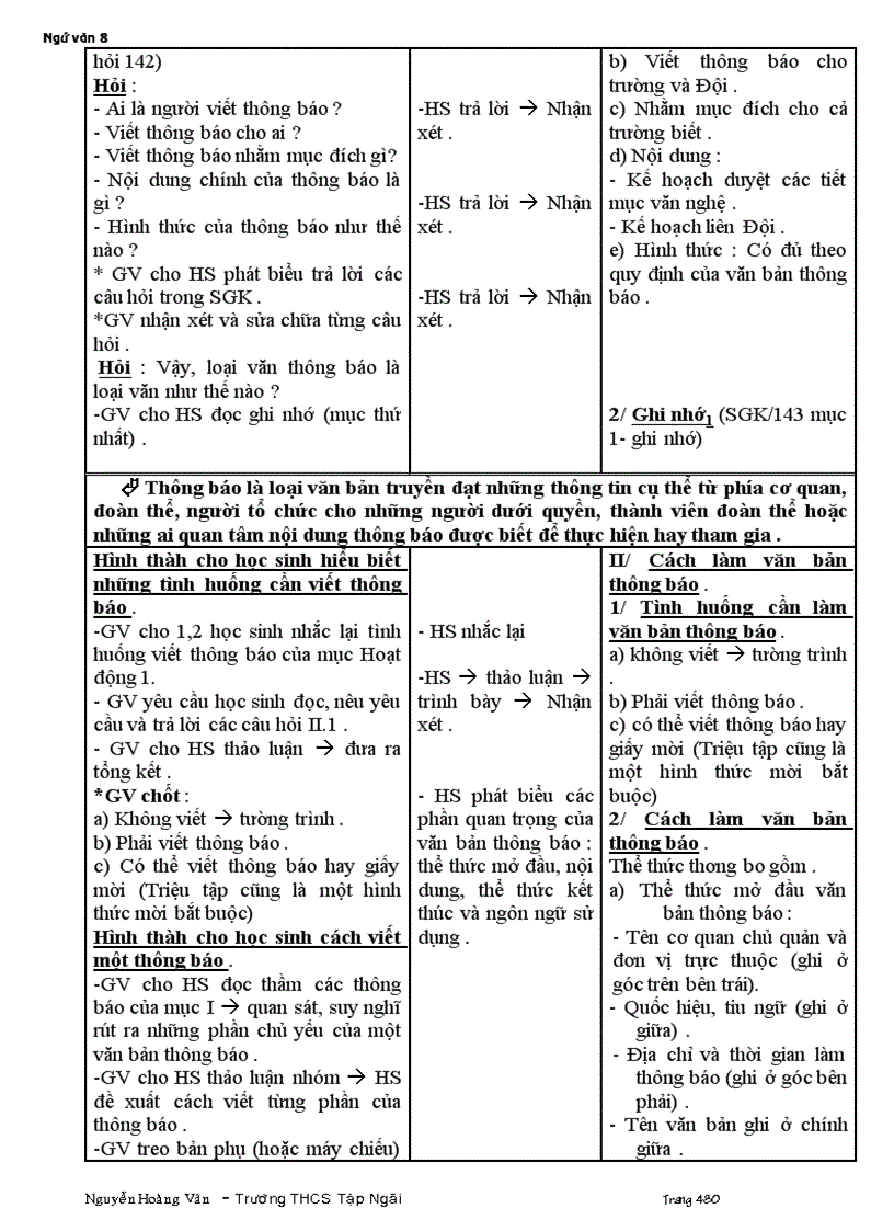 image for page Giáo án 8 tuần 25 37 năm học 2011 2012