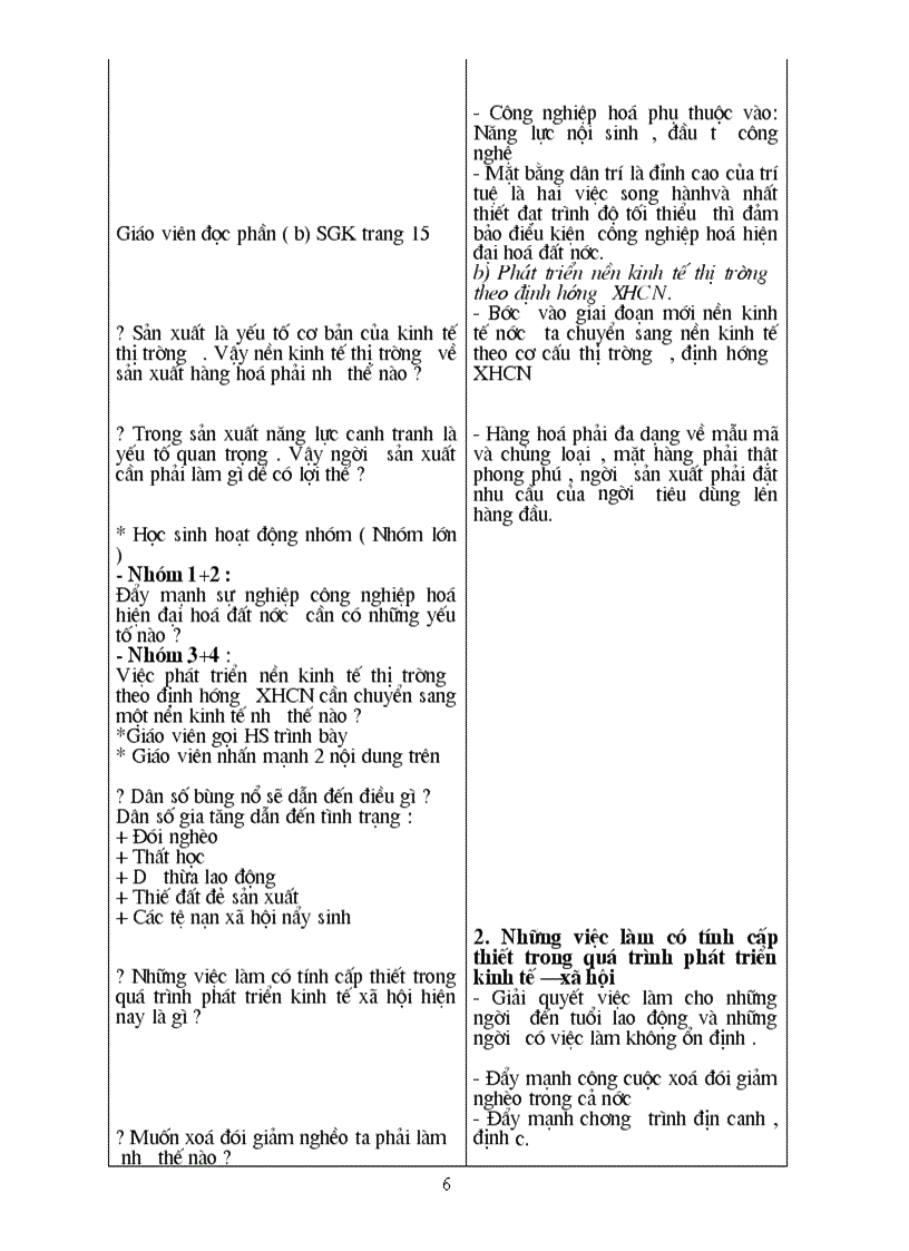 image for page Giáo án hướng nghiệp 9