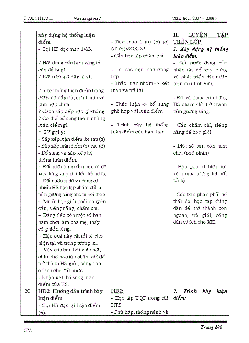 image for page Giáo án kỳ ii 4 cột