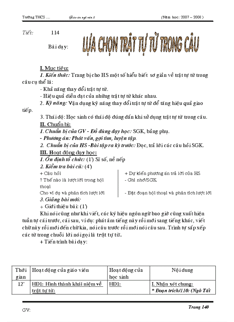 image for page Giáo án kỳ ii 4 cột