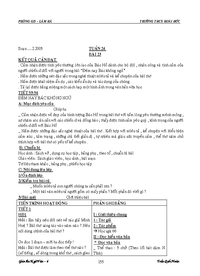 image for page Giáo án ngữ văn 6