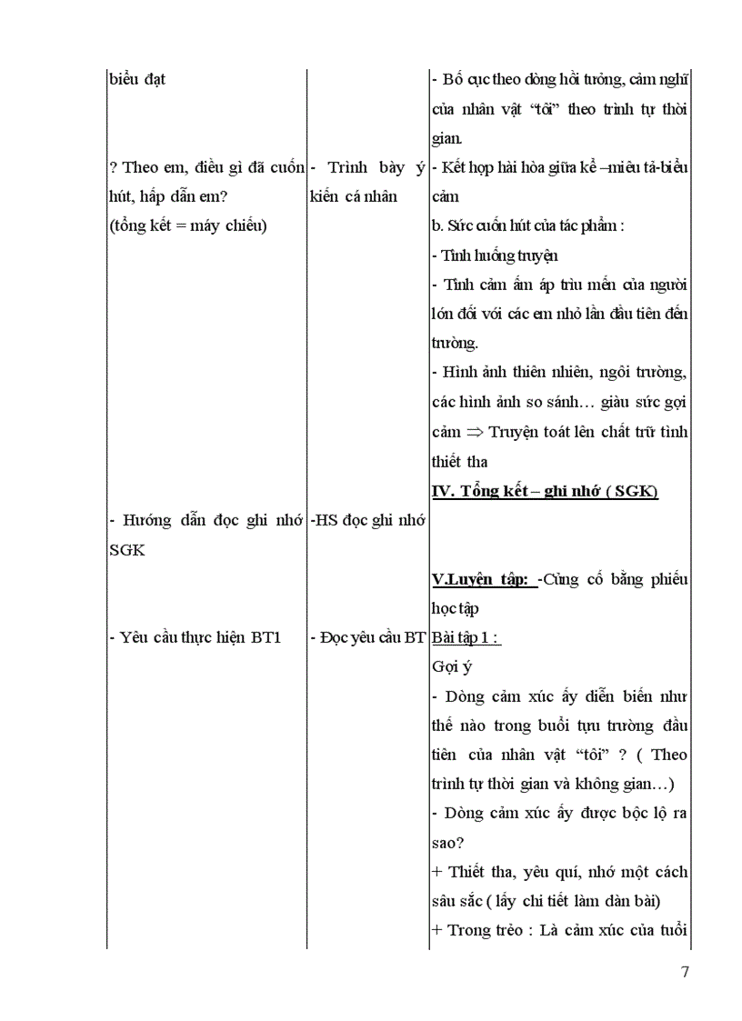 image for page Giáo án ngữ văn 8 cả năm 3 cột chuẩn mới