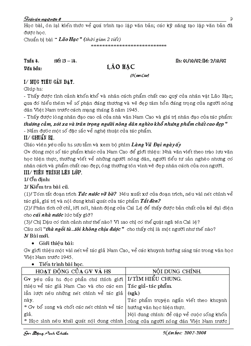 image for page Giao an ngu van 8 chuan bi cho 2009 2010