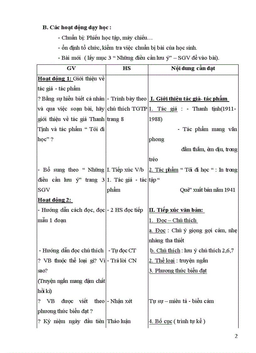 image for page Giáo án ngữ văn 8 chuẩn không cần chỉnh