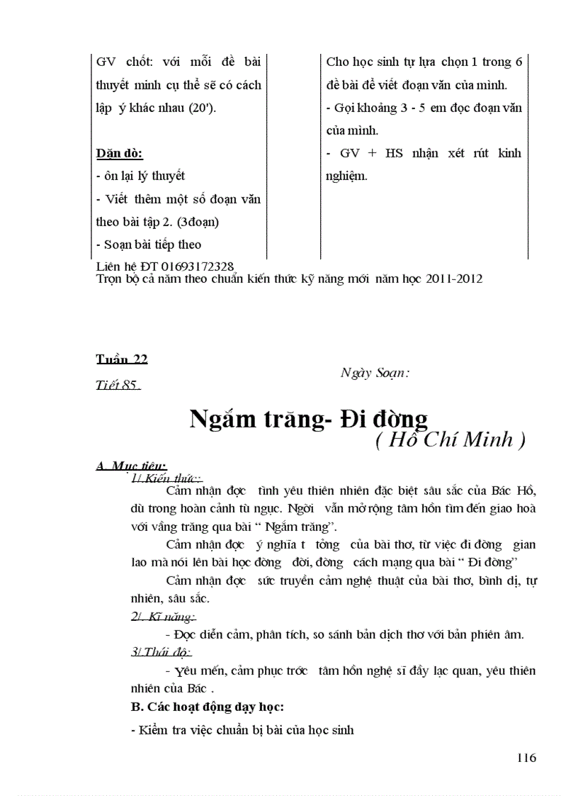 image for page Giáo án ngữ văn 8 chuẩn không cần chỉnh