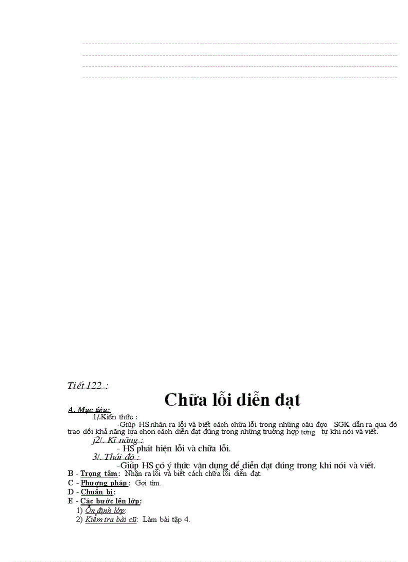 image for page Giáo án Ngữ văn 8 chuẩn kiến thức kỹ năng 2010 2011