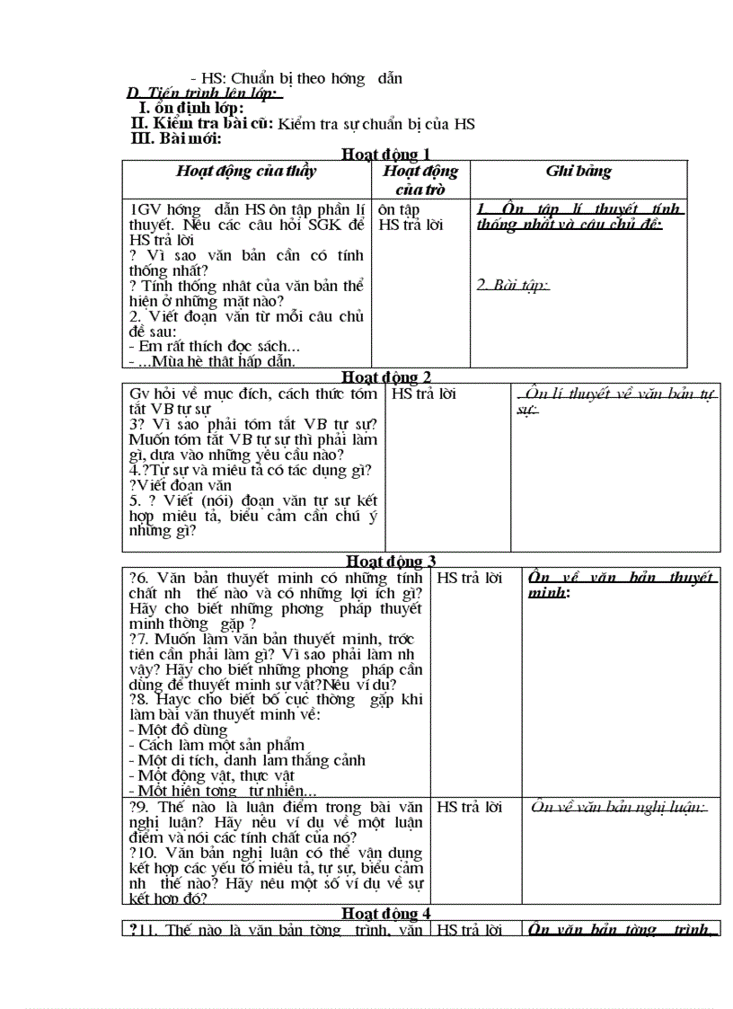 image for page Giáo án Ngữ văn 8 chuẩn kiến thức kỹ năng 2010 2011