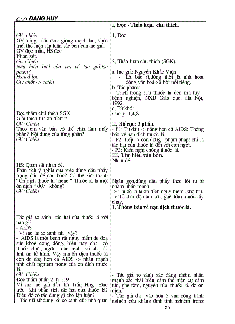 image for page Giáo án ngữ văn 8 chuẩn ktkn