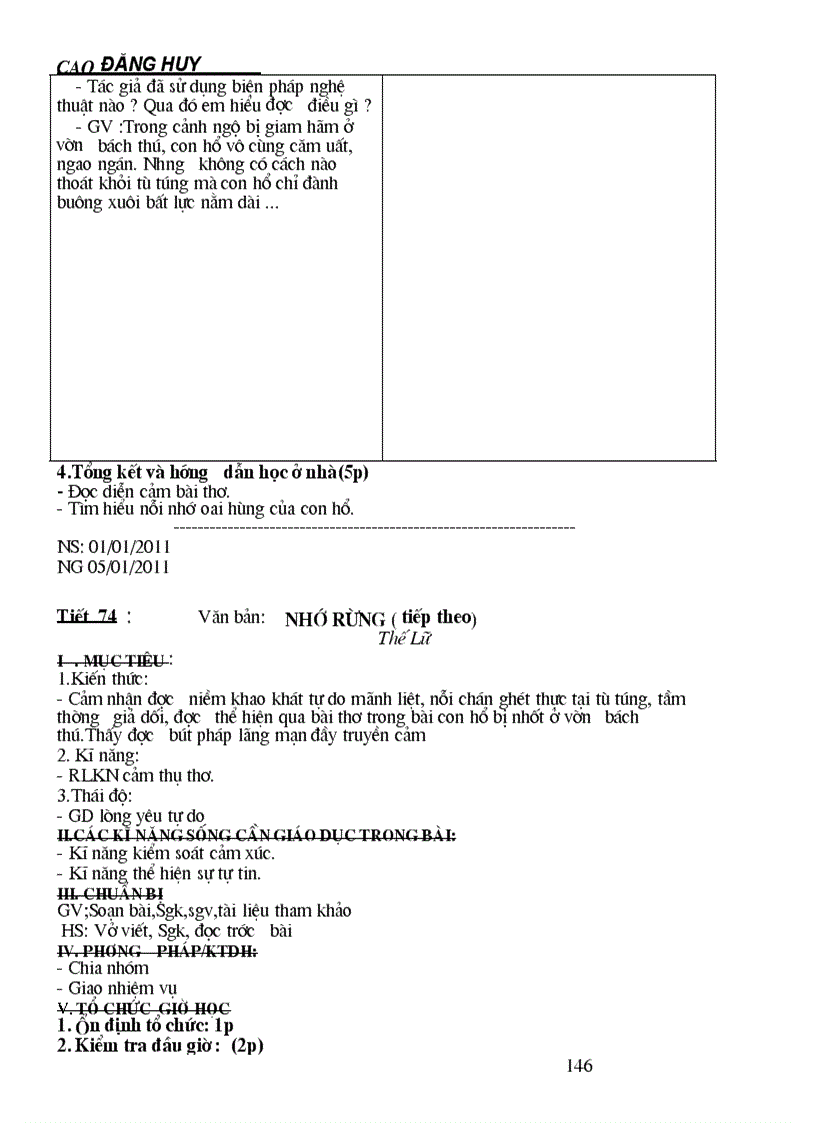 image for page Giáo án ngữ văn 8 chuẩn ktkn