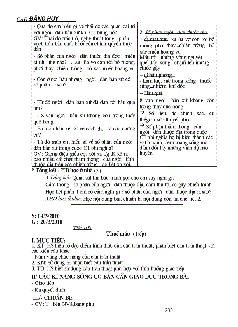 image for page Giáo án ngữ văn 8 chuẩn ktkn