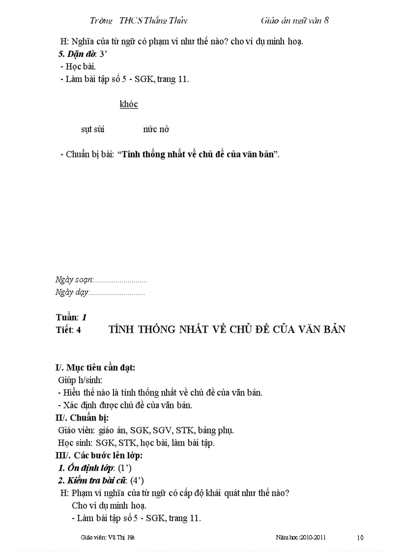 image for page Giáo án ngữ văn 8 cktkn không cần sửa