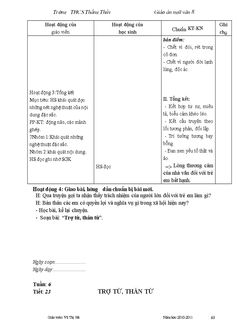 image for page Giáo án ngữ văn 8 cktkn không cần sửa