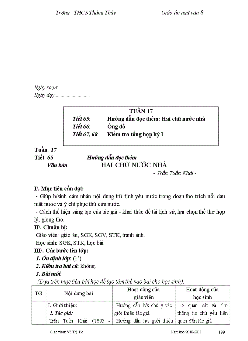 image for page Giáo án ngữ văn 8 cktkn không cần sửa