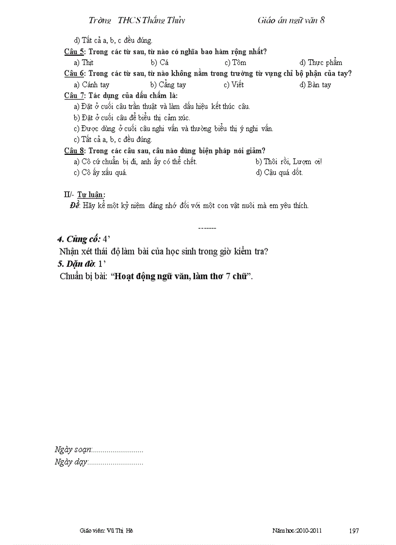 image for page Giáo án ngữ văn 8 cktkn không cần sửa