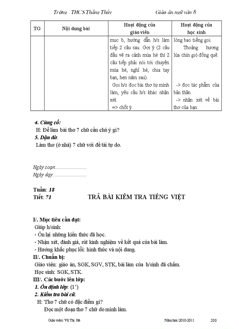 image for page Giáo án ngữ văn 8 cktkn không cần sửa