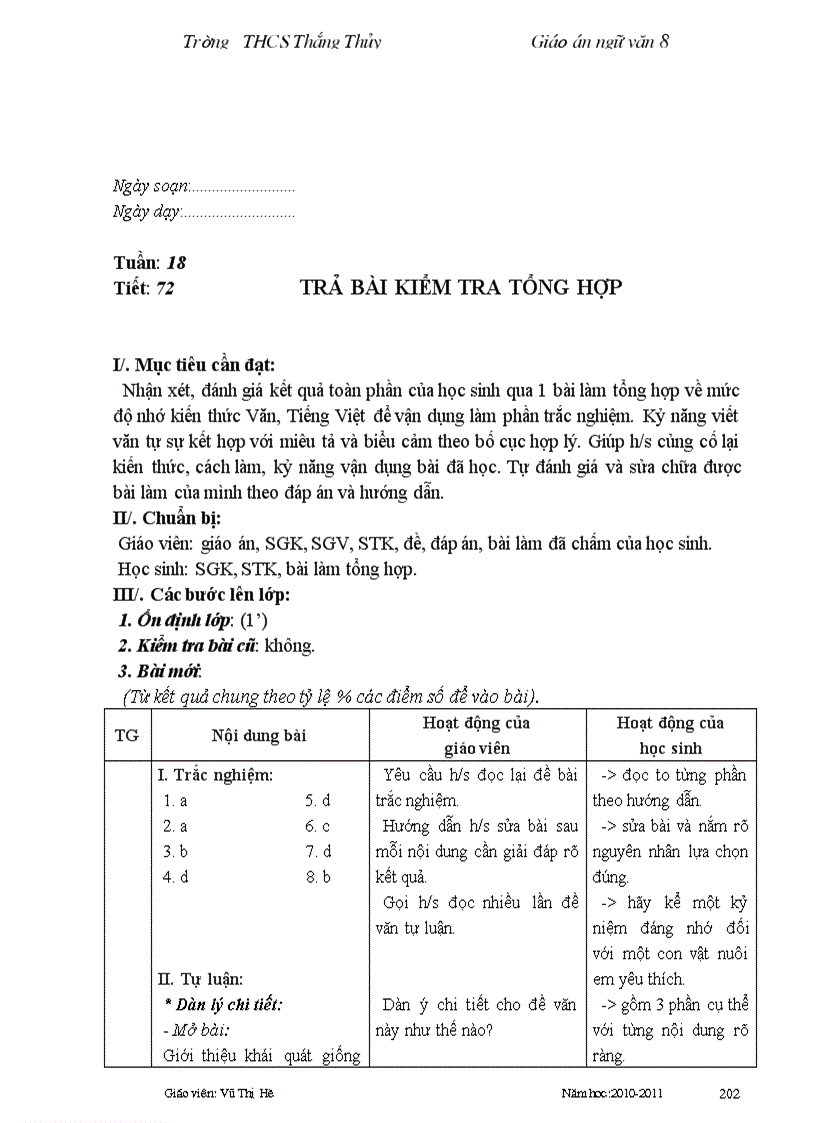 image for page Giáo án ngữ văn 8 cktkn không cần sửa